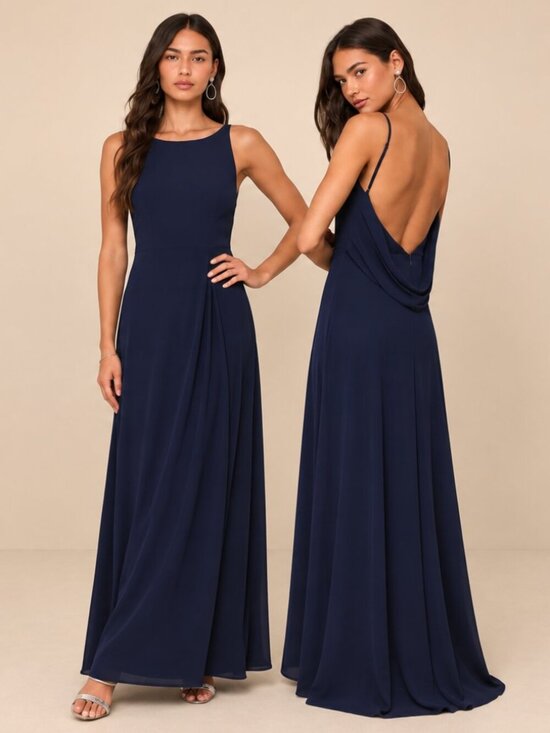 Lulus Dresses & Skirts - LULUS Elegant Wedding Bridesmaid Romantic Flowy Chic Sophisticated Maxi Dress